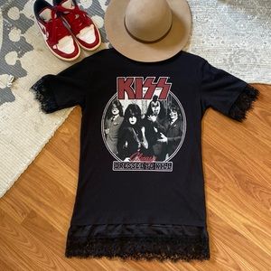 KISS T Shirt dress size small